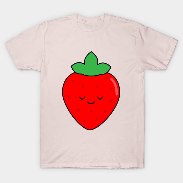 Strawberry T-Shirt by WildSloths